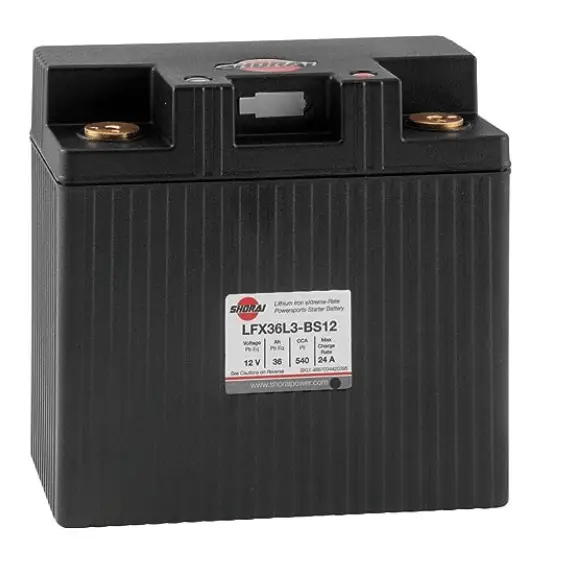 Example of the shorai lithium battery product image