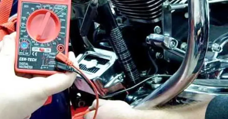 example showing the location of the voltage regulator on a Harley