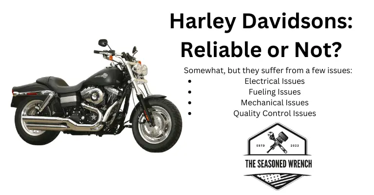 harley davidson reliability infographic