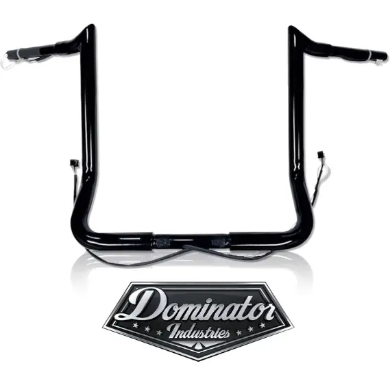 Here's a picture of the Dominator Industries handlebars for the Harley Davidson Road King