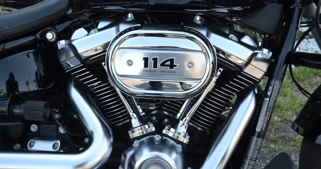 114 cubic inch Milwaukee Eight engine from Harley Davidson