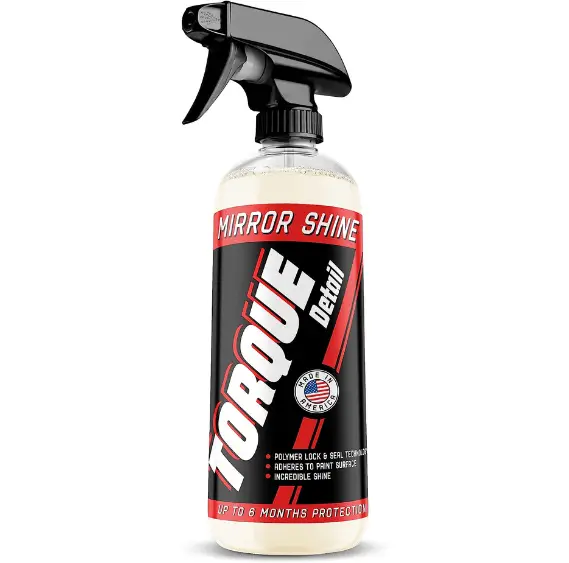 This is a product image of Torque Detail's Mirror Shine, my favorite wax to use on motorcycles.