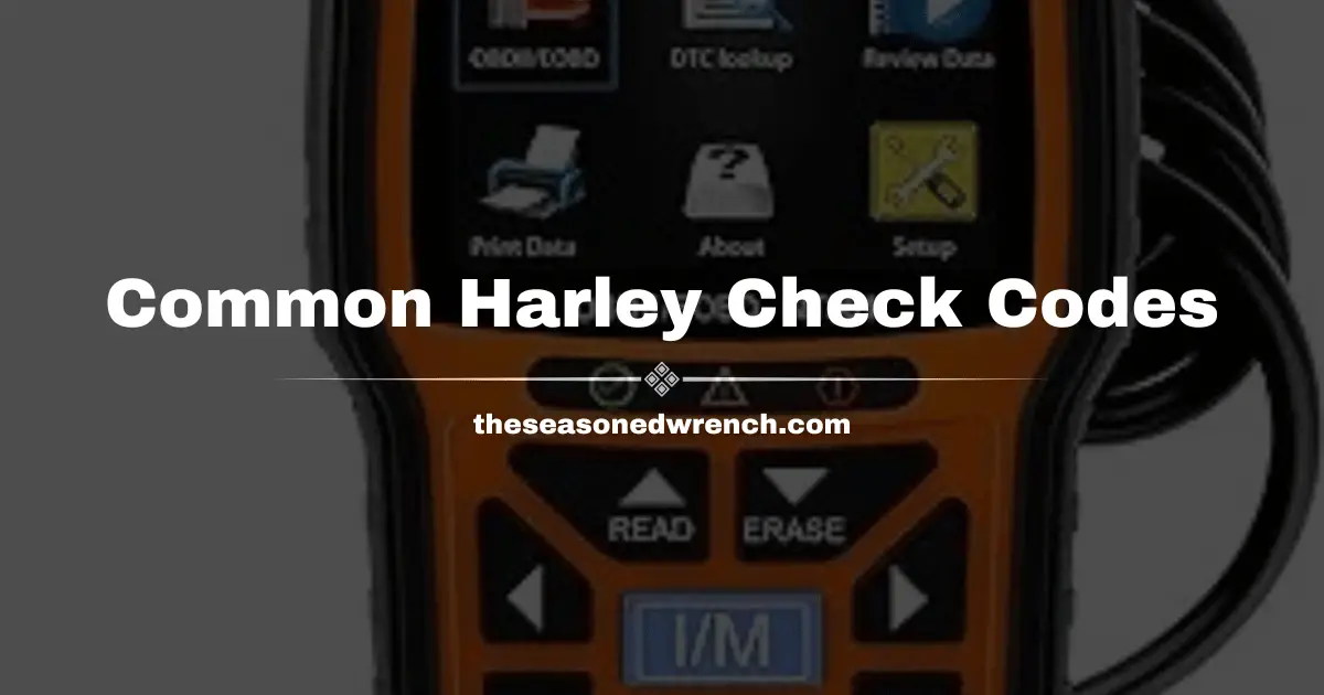 Most Common Harley Davidson Diagnostic Codes Get Explained