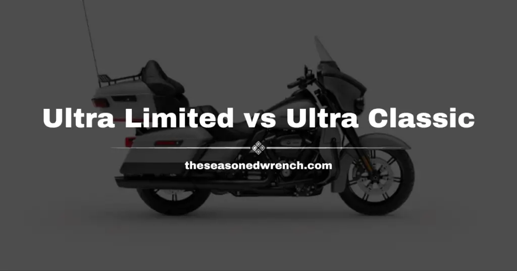 Here's a picture of a 2020 Ultra Limited used to illustrate the difference between this trim, and the Ultra Classic.