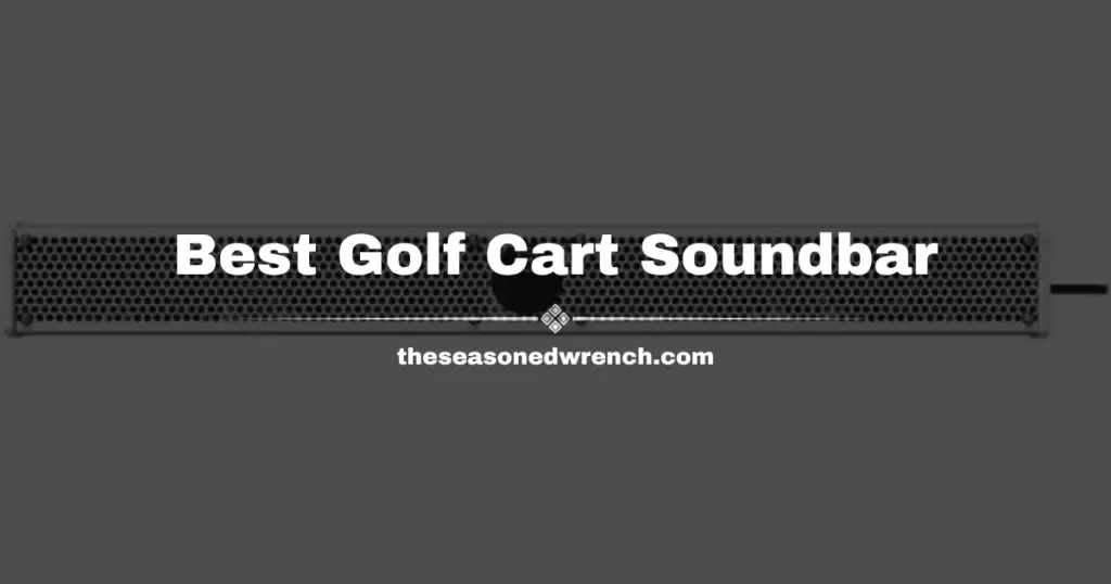 Here's a picture of my favorite sound bar for golf carts, which we'll dive into throughout this article.