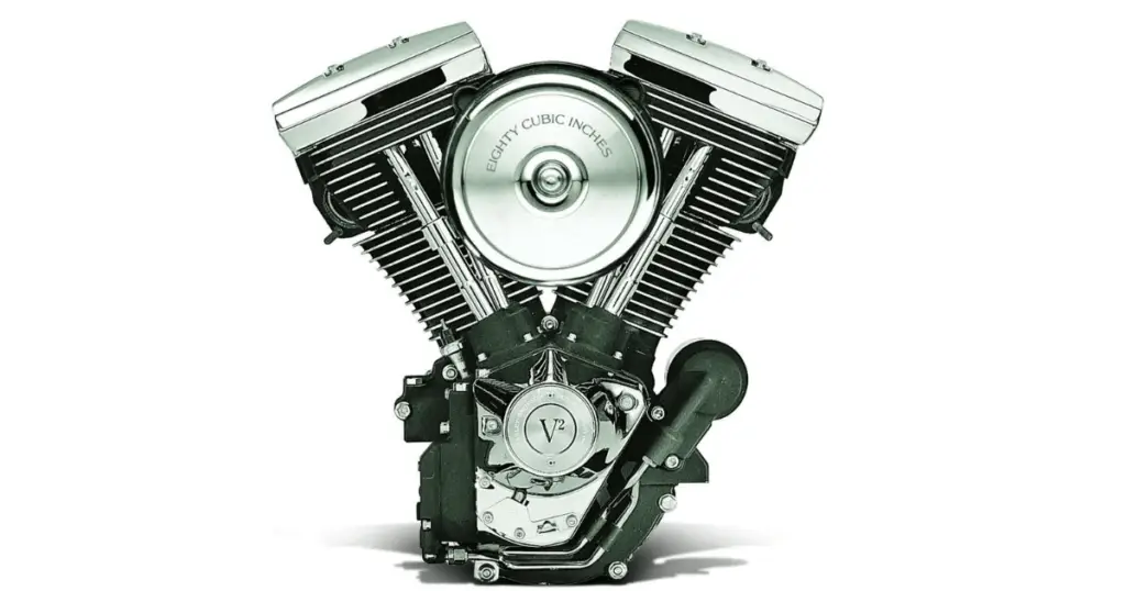 Here's a picture of the Evolution engine from Harley Davidson. It was also known as the blockhead, and experienced some common problems.