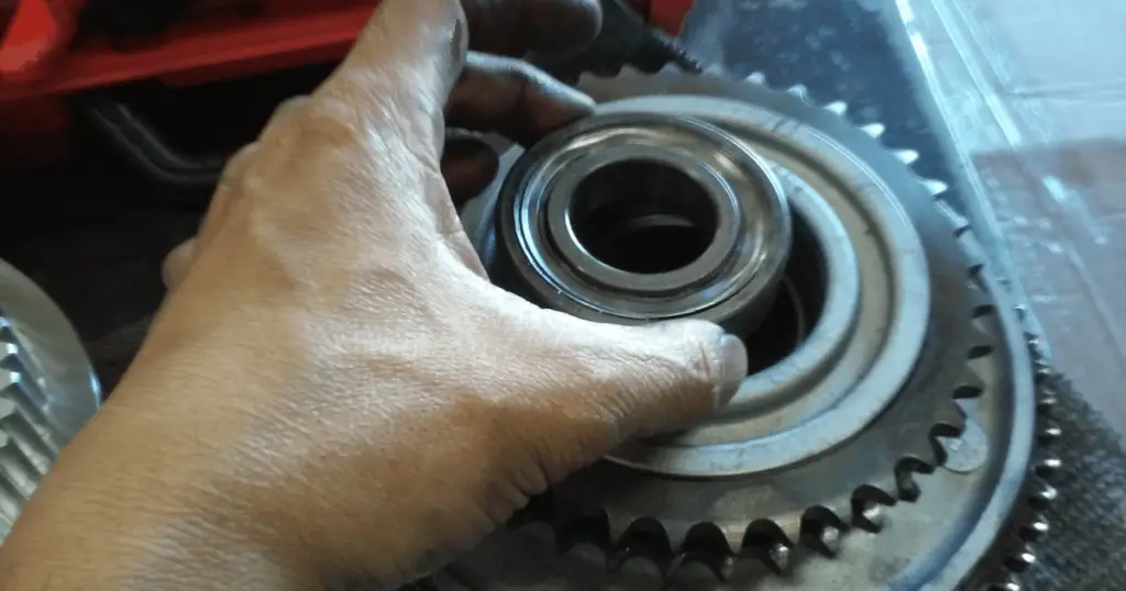 Here's an example of the clutch hub bearing that goes bad in Harley Davidsons.