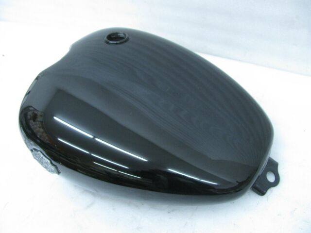 Here's a picture of a Harley Davidson Street 750 gas tank, it is the reason for many complaints of poor range for the bike.