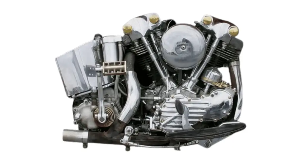 A Harley Davidson Knucklehead Engine