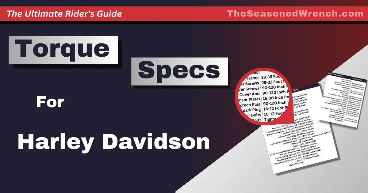 Torque Specs for Harley Davidson: Ultimate Guide (PDF)