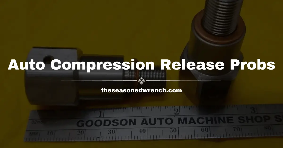 Harley Automatic Compression Release Problems (FIXED!)