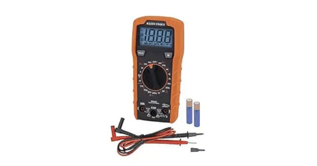 Example of a multimeter that can be used to test for bad stator symptoms on a motorcycle