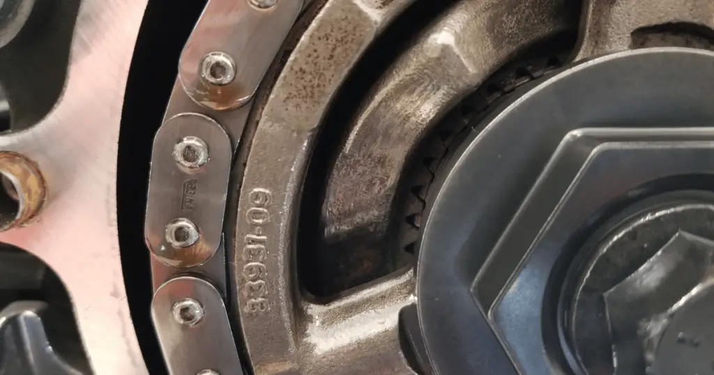 Example of a compensator drive sprocket, introducing the concept of how a compensator works