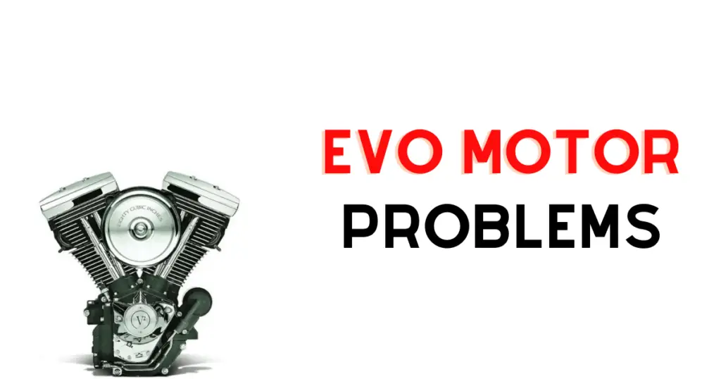 Custom infographic showing an Evolution engine, used to introduce the common Evo motor problems