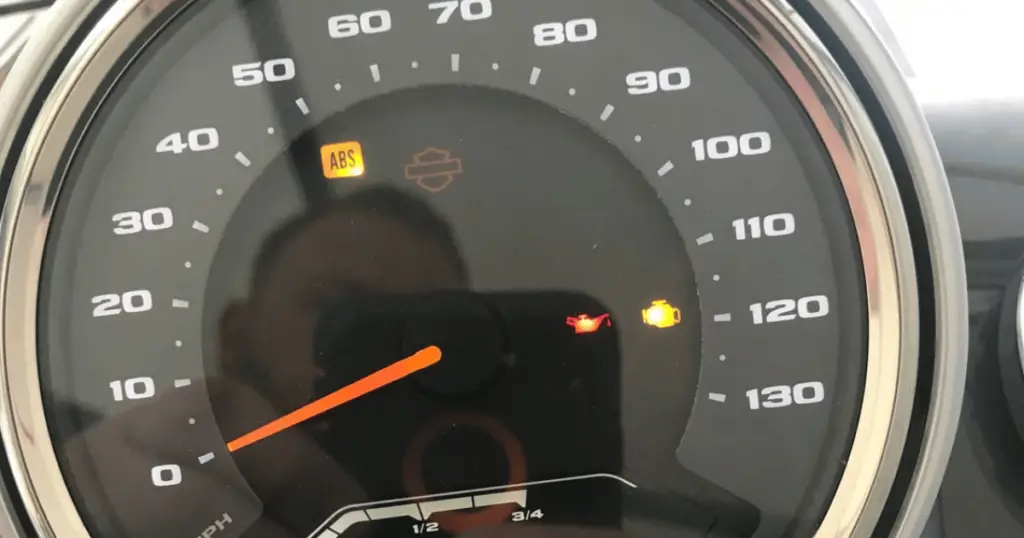 Example of a Harley check engine light that stays on no matter what