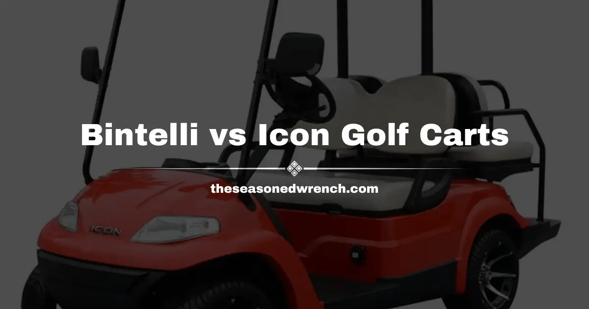 Bintelli vs Icon Golf Carts: Comparing Performance and Value