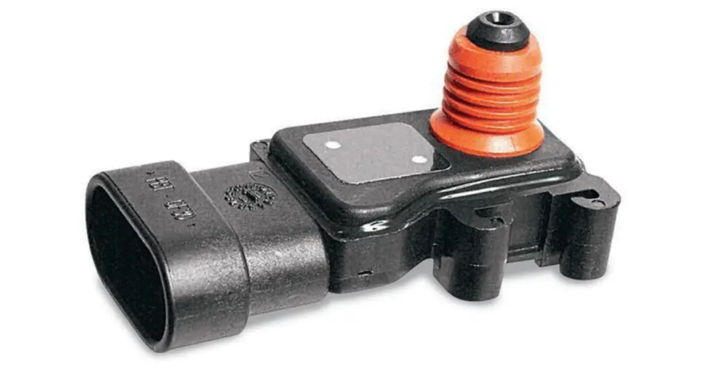 Example of the MAP sensor that frequently goes bad in Harley Davidson motorcycles