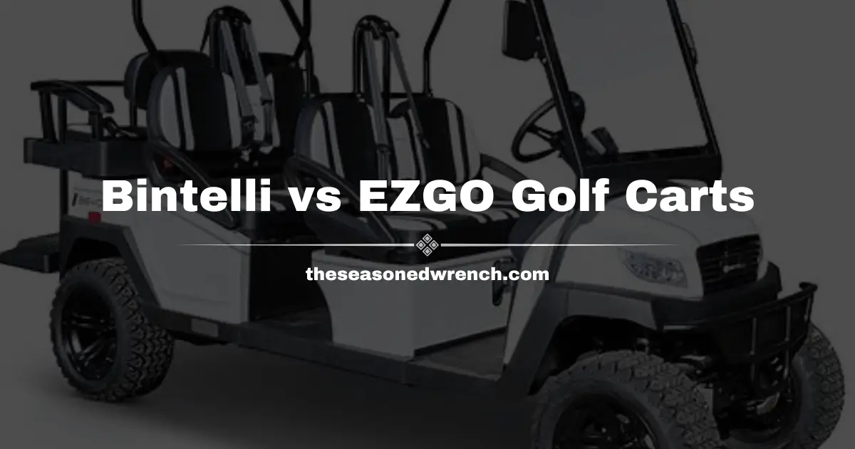 Bintelli vs EZGO: Comparing Electric Golf Cart Leaders