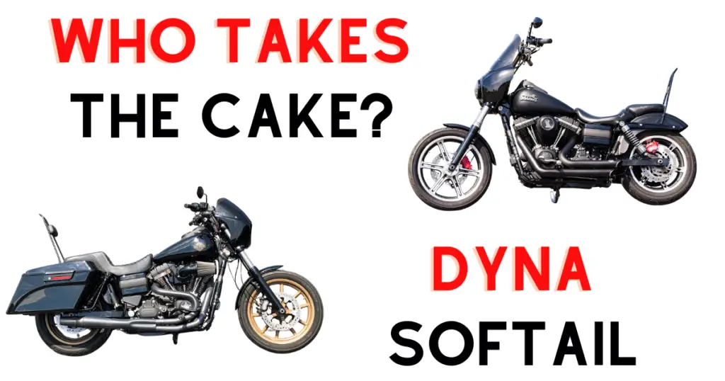 a comparison between the FXR and Softail models