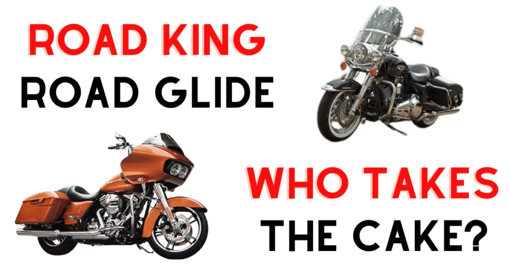 A Road King and Road Glide posed together, offering a visual comparison and an introduction to the comparison between the two models