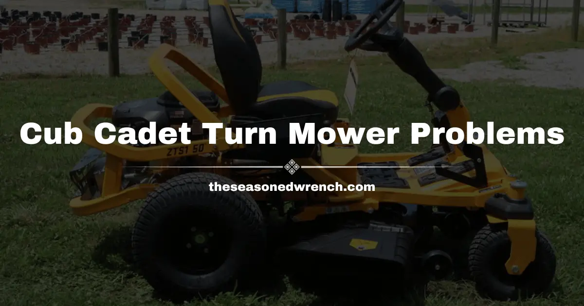 Cub Cadet Zero Turn Mower Problems: Tips and Fixes