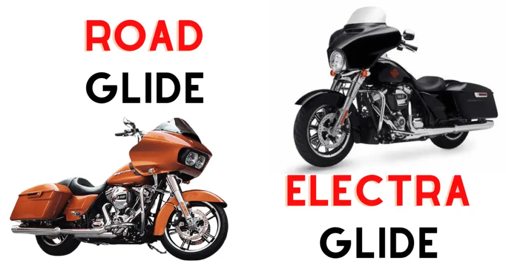 Custom infographic including a Road Glide and Electra Glide Ultra Classic by Harley Davidson Motor Co