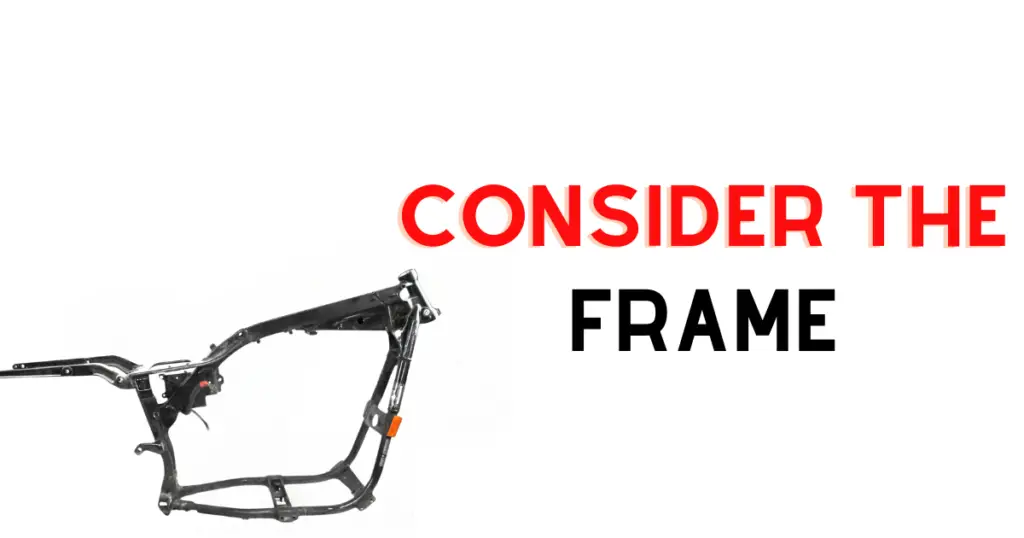 Example of a Harley frame design that was well known for contributing to the death wobble