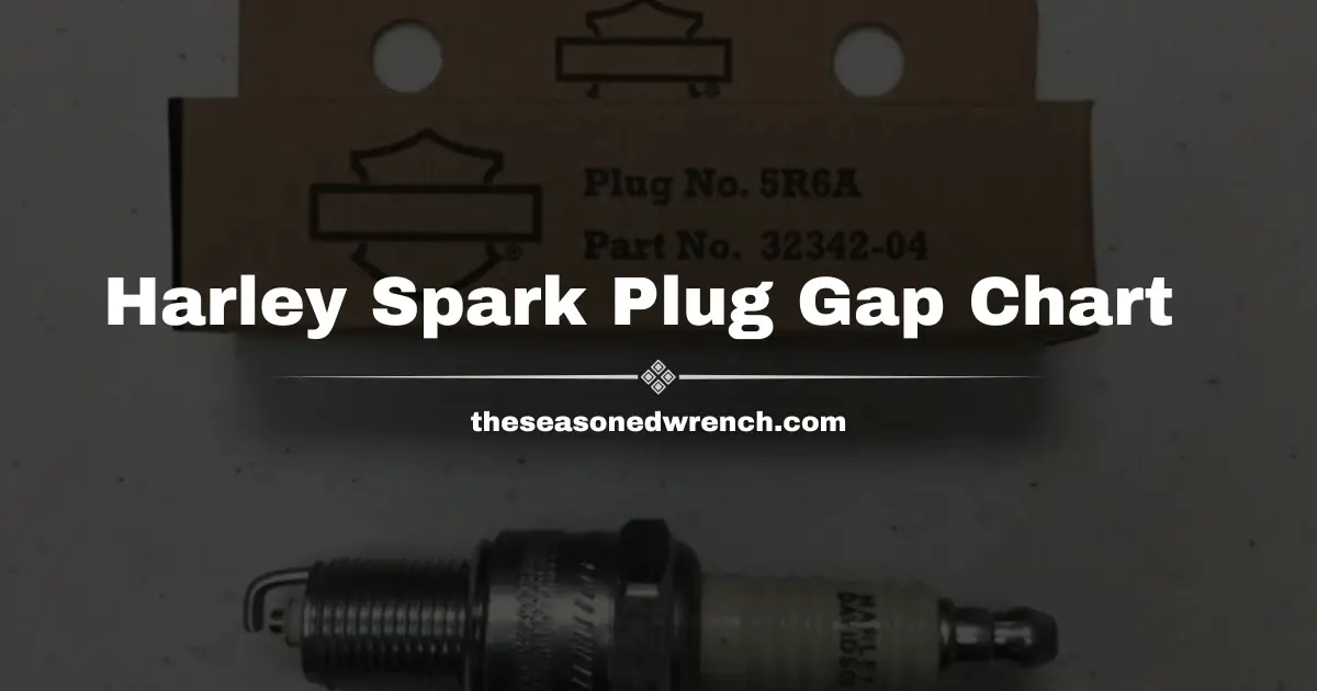 Harley Spark Plug Gap Chart: A Guide for Experienced Riders