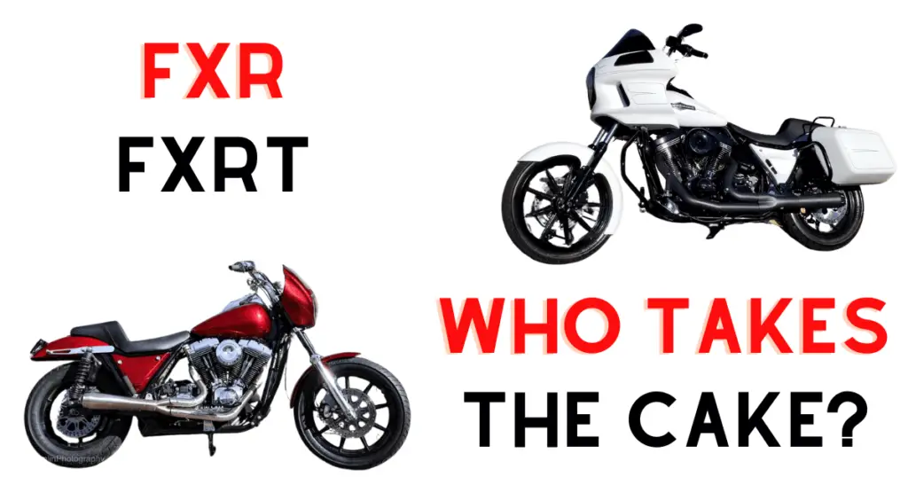 Visual comparison between the FXRT and the FXR to show the key differentiators between them