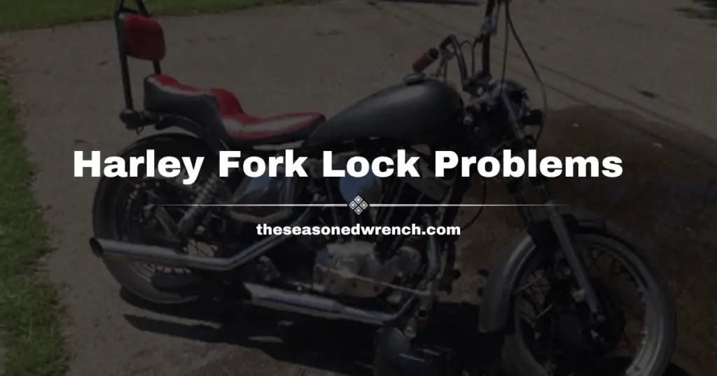 Example of my old Ironhead Sportster that was prone to experiencing issues with its fork locks