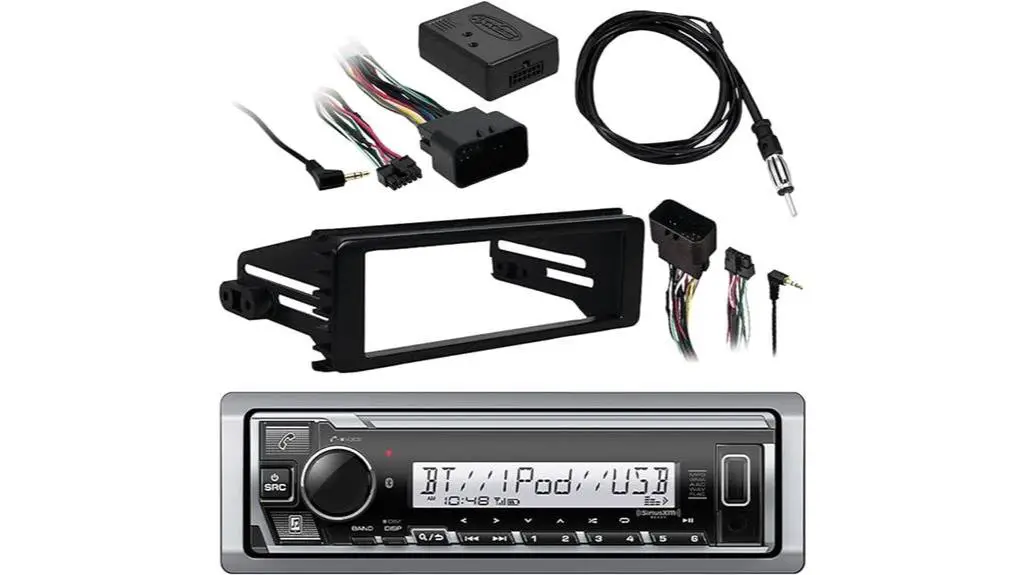 kenwood marine stereo bundle