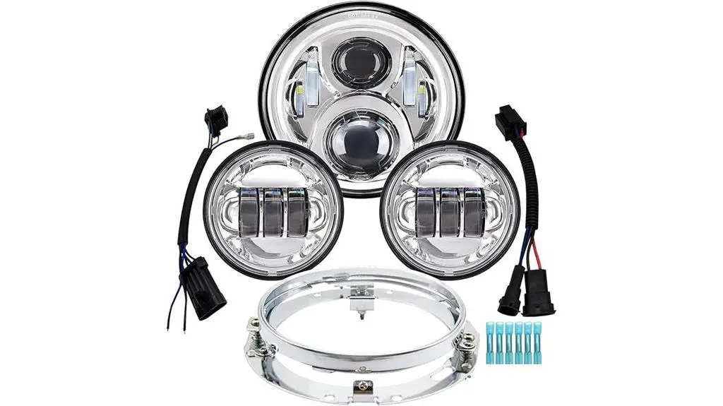 led headlight with fog lights