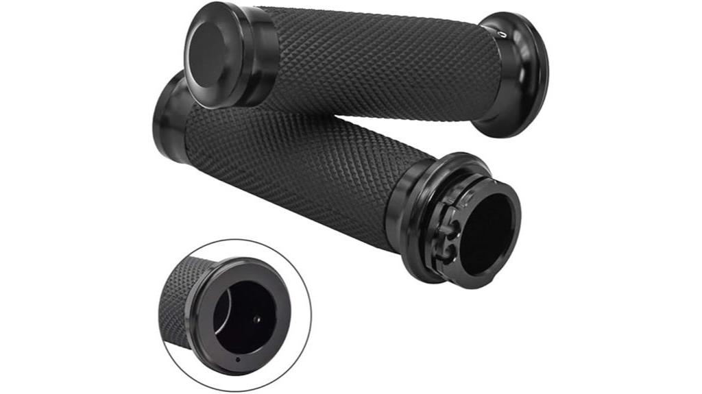 motorcycle hand grips black