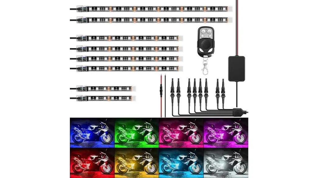 motorcycle led light kit