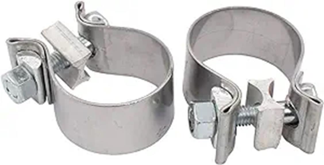 stainless steel exhaust clamp