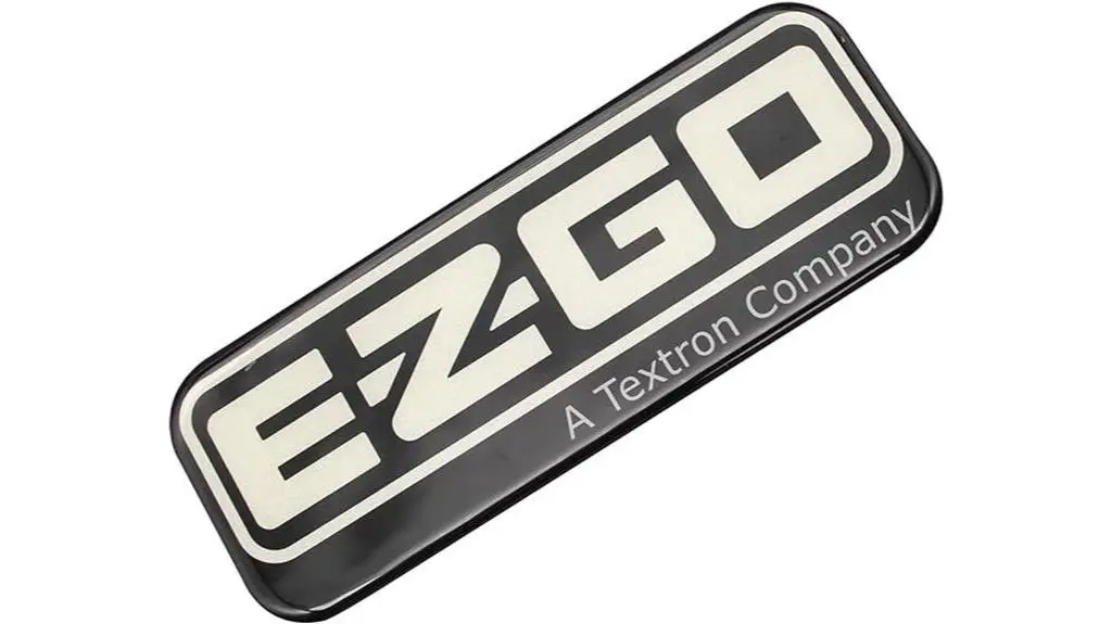 2008 ezgo rxv name plate