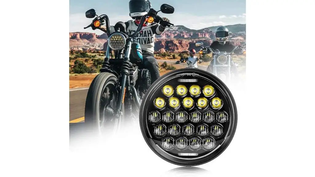 5 75 inch led motorcycle headlight