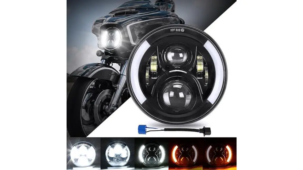 7 inch led motorcycle headlight