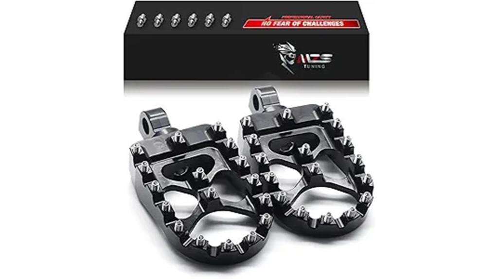 adjustable aluminum foot pegs