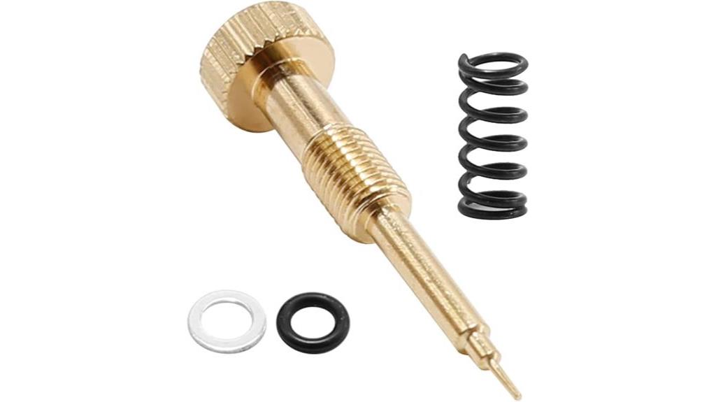 adjustable fuel mixture screw