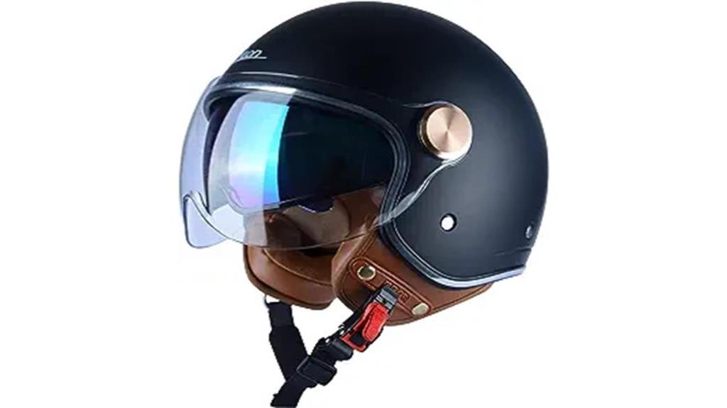 adult open face helmet