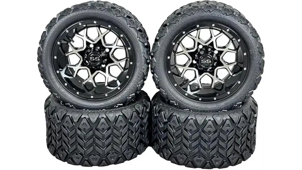 all terrain golf cart wheels