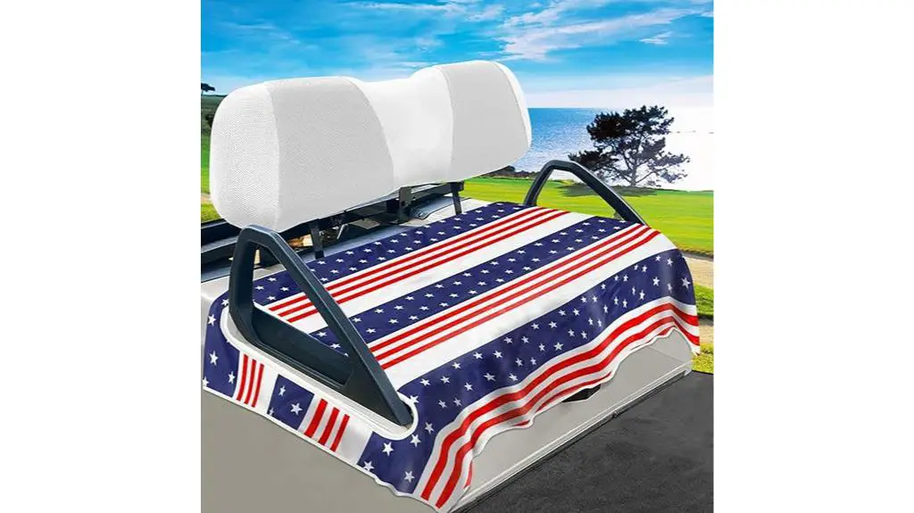 american flag golf cart covers