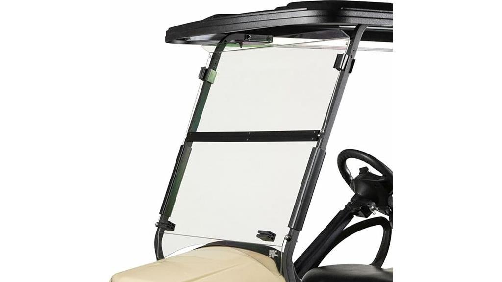 approved clear folding windshield