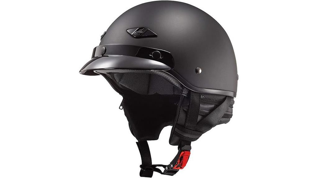 bagger motorcycle half helmet