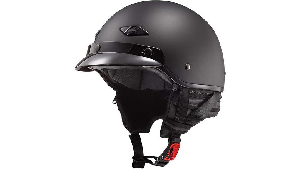 bagger motorcycle half helmet