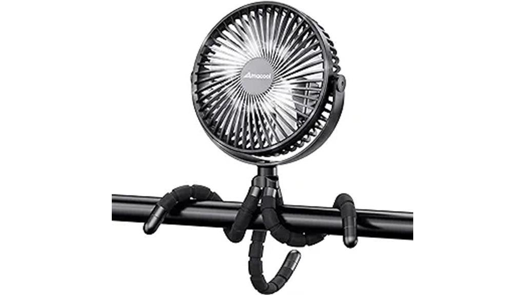 battery operated clip on fan