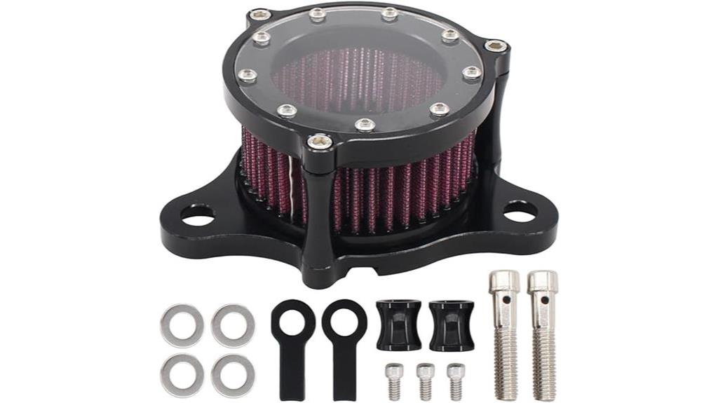 billet aluminum air filter