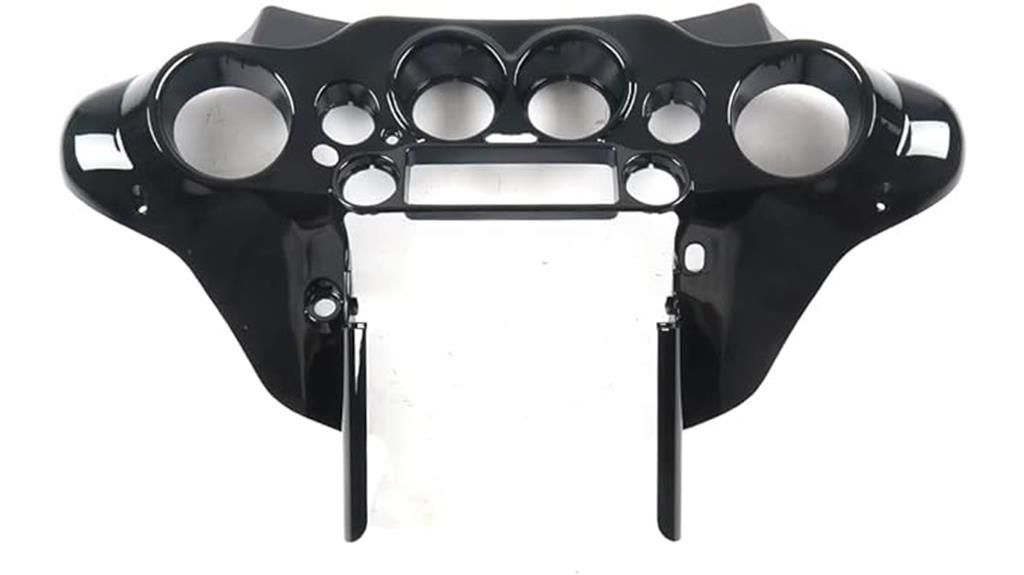 black gloss front fairing