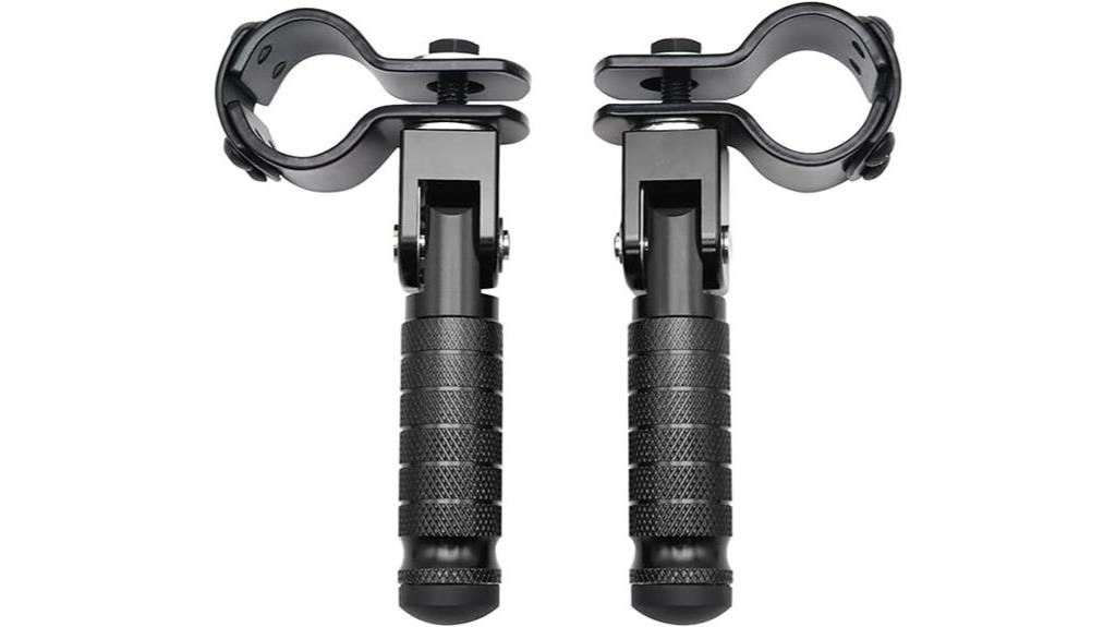 black m8 motorcycle foot pegs